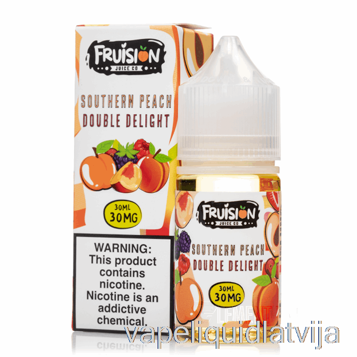 Dienvidu Persiku Dubultais Prieks - Frūzijas Sāļi - 30 Ml 30 Mg Vape šķidrums